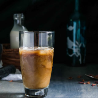 This Rose Pistachio Iced Coffee with a homemade creamer is refreshing, fragrant and has a delightful flavor that hits the right spot! | www.thelastcookie.ca
