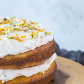 This orange cardamom cake is moist, easy to make and has subtle flavors of orange and cardamom. An elegant, easy Easter cake! |www.thelastcookie.ca