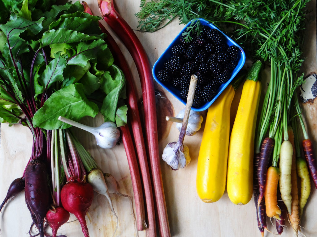 Gorgeous fresh produce from the farmer's market