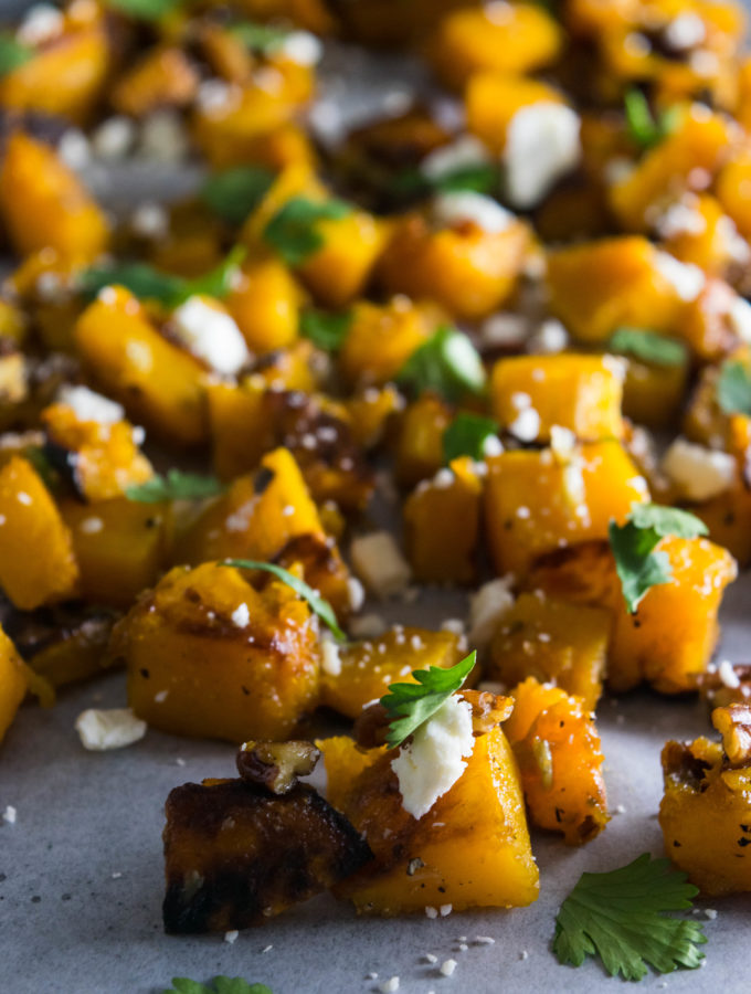 Honey Garlic Butternut Squash