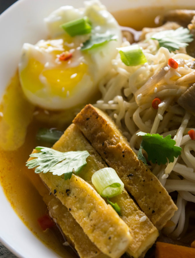 Vegetarian Spicy Miso Ramen