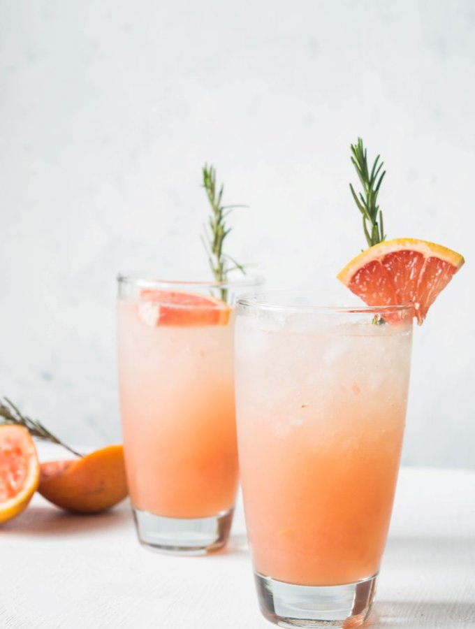Grapefruit Rosemary Spritzer- Non Alcoholic