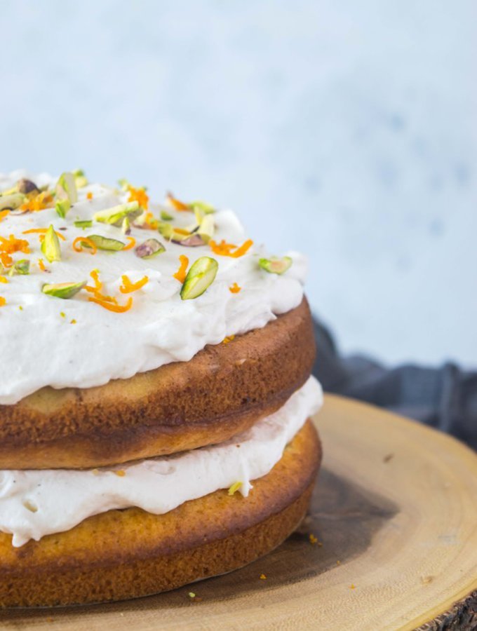 Easy Orange Cardamom Cake